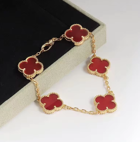 925 Sterling Silver Clover Bracelet